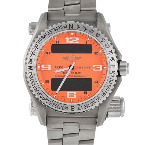 orange breitling emergency|how does breitling emergency work.